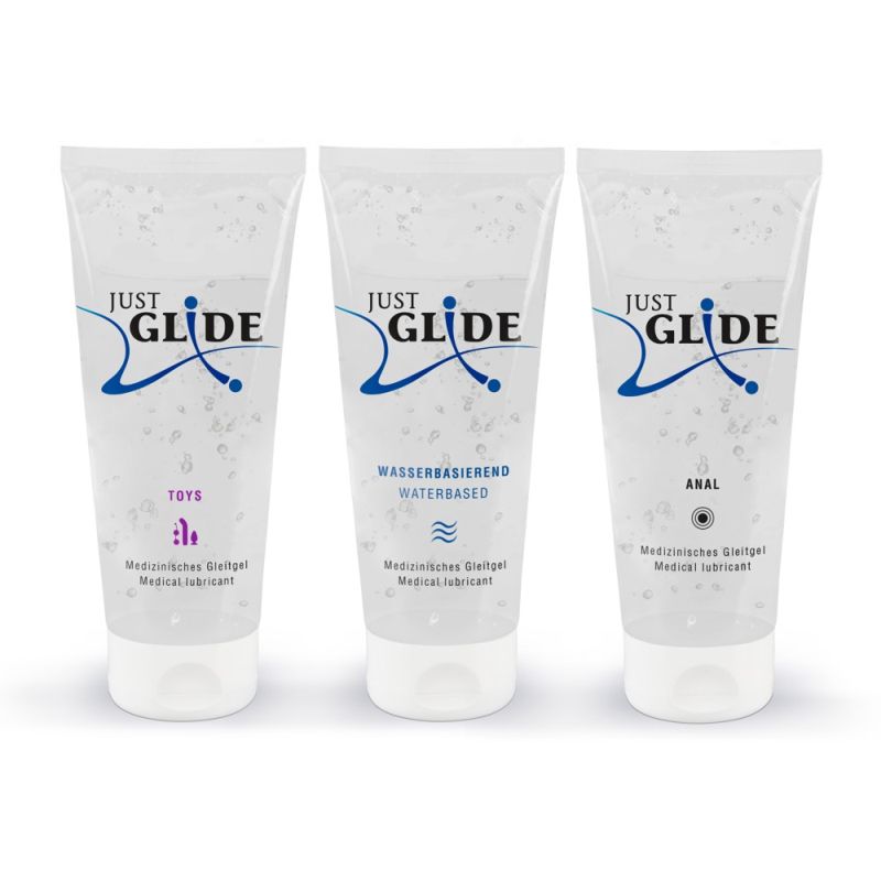 3-teiliges Gleitgel-Set »Just Glide« 3 x 200 ml 3-teiliges Gleitgel-Set »Just Glide« 3 x 200 ml