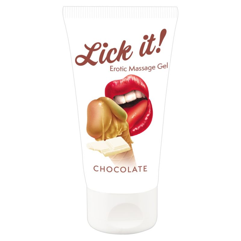 Gel "Erotic Massage Gel Chocolate“ mit Schokoladen-Aroma Gel "Erotic Massage Gel Chocolate“ mit Schokoladen-Aroma